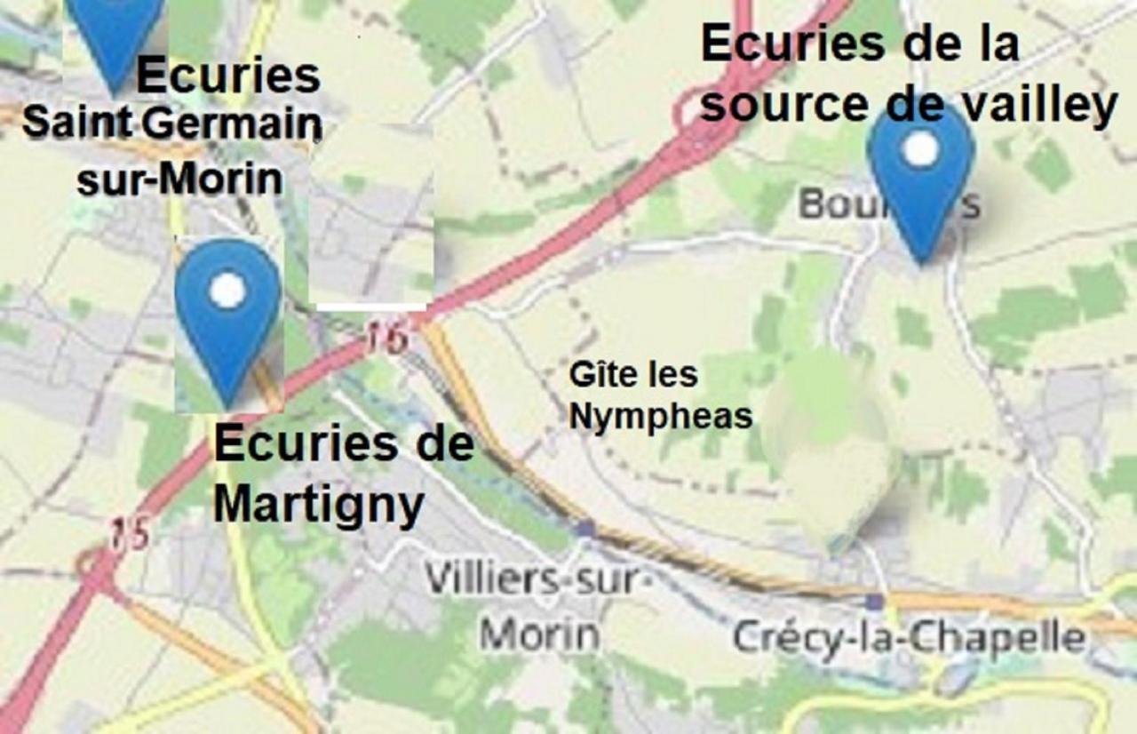 Les Nympheas, Appart Au Calme Et Grand Jardin A 15 Min De Disneyland, Crecy-la-Chapelle Exterior photo